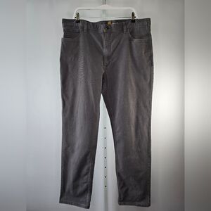 Carhartt Men’s Rugged Flex Rigby 5-Pocket Work Pants Gravel 42×34